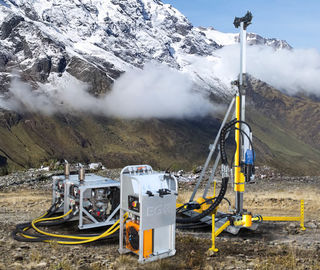 Broca Geological Rig Machine da exploração da engenharia 513KG portátil pequena 200 medidores de profundidade