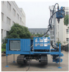 Equipamento de perfuração de passeio do poço de água do auto azul, equipamento da perfuração do poço de água