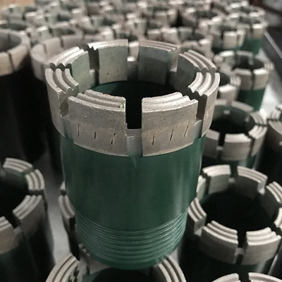 NX HX impregnou Diamond Core Bit Reaming Shell para a perfuração da exploração de mineração
