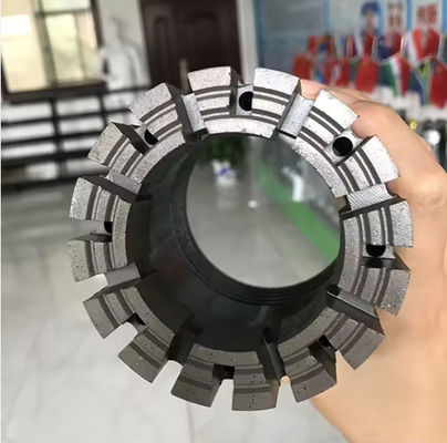 Turbo tipo BQ NQ HQ PQ Bits de perfuração de núcleo de diamante impregnados para mineração de rocha dura