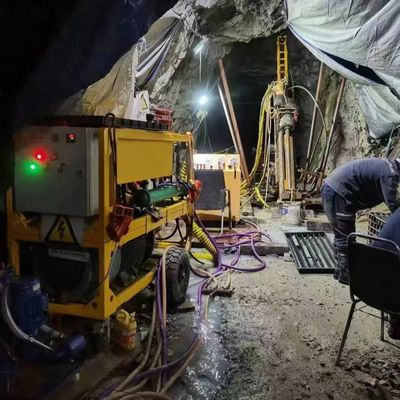 Nq 600m Full Hydraulic Geological Underground Drilling Rig com velocidade de perfuração mais rápida