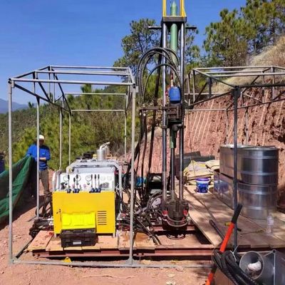 XZHP-600B BQ 600m Rigs de perfuração portáteis hidráulicas fáceis de montar para exploração de minas