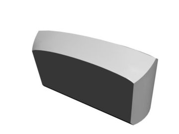 Inserção K0 do carboneto de tungstênio dos bocados de rocha do formão Único-Afiada para a perfuração da percussão