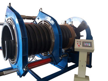 máquina de soldadura ondulada da tubulação da solda por fusão da extremidade de 600MM para a tubulação espiral do PE da textura