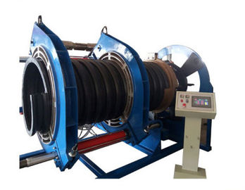 máquina de soldadura ondulada da tubulação da solda por fusão da extremidade de 600MM para a tubulação espiral do PE da textura