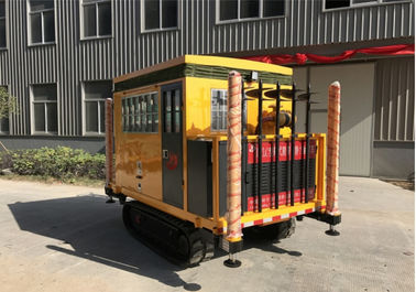 Refrigerar de água em forma de caixa do motor diesel do cilindro do instrumento quatro do teste de penetração do cone da esteira rolante