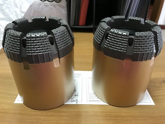Bocado de broca impregnado Diamond Core Bit Coal Drilling Geological da perfuração da velocidade rápida