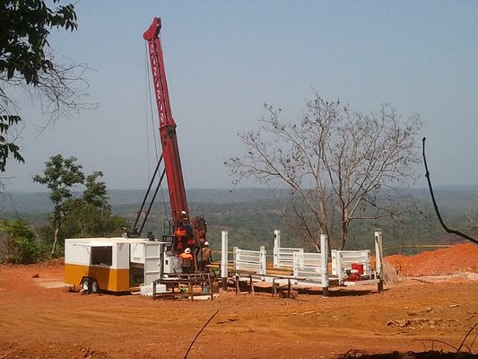 Operação simples CR25 13L da estrutura compacta 298 de 3100m do núcleo de broca do equipamento quilowatts da exploração Geological do Bq