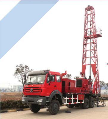 O caminhão Multifunction integrado alto de 350m -1000m montou a água que fura bem o equipamento