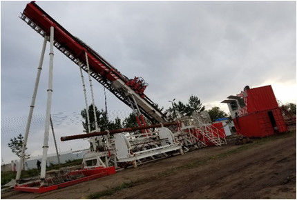 perfuração superior Rig For Oil Gas Construction da movimentação de 3700m
