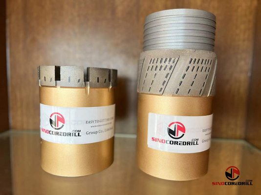 O HWL da mineração 12mm Diamond Core Bit do hard rock impregnou