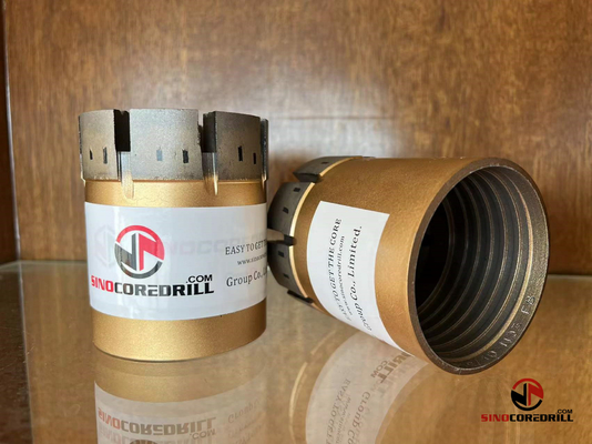 Descarga tripla de Diamond Core Bits With Face do travesso do tubo NQ3 HQ3 do cabo