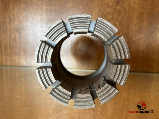 O HWL da mineração 12mm Diamond Core Bit do hard rock impregnou