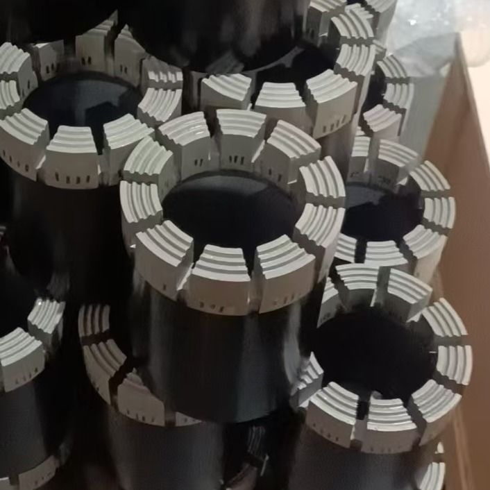 Bits de núcleo de diamante de engenharia de precisão BQ NQ HQ PQ para desempenho superior em formações duras