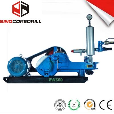 BW500 Bomba de lama horizontal de três cilindros para construção com fluxo máximo de 500L/min