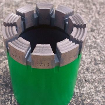BWL NWL HWL PWL Turbo Impregnated Diamond Core Bit para formações rochosas duras