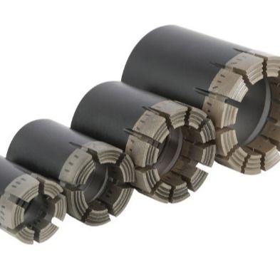 Forja do núcleo de diamante para condições de mineração difíceis em caixas de cartão
