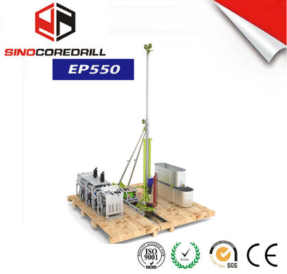 Instalações de perfuração modulares de 700 m Forramento de núcleo portátil leve com acionamento hidráulico