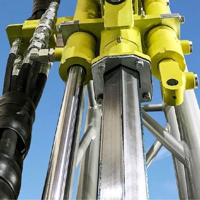 Instalações de perfuração modulares de 700 m Forramento de núcleo portátil leve com acionamento hidráulico