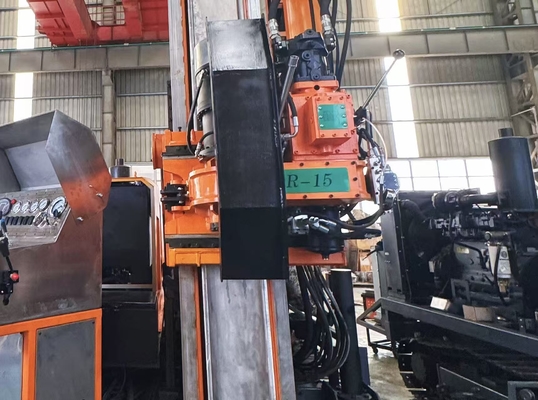 Controle remoto com organização automática de corda de arame 2000m Rig de perfuração de exploração de superfície