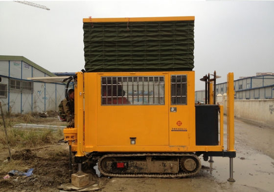 Bom preço. Refrigerar de água em forma de caixa do motor diesel do cilindro do instrumento quatro do teste de penetração do cone da esteira rolante on-line