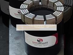 Turbo Waterway Design Diamond Bit para otimizar a descarga em formações quebradas