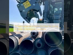 Rodas de perfuração de linha de fio endurecidas por fio para esmagamento em condições geológicas abrasivas