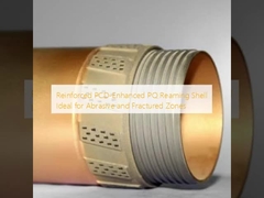 Concha de revestimento PQ reforçada por PCD ideal para zonas abrasivas e fraturadas