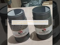 Concha de revestimento NQ natural de diamante para diâmetro preciso do buraco e estabilidade do bit
