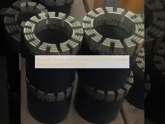 Concha de revestimento durável da série Q com diamante sintético Ideal para perfuração de núcleo de linha de fio