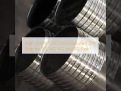 Hastis de perfuração de alta resistência, compatíveis com DCDMA, para tamanhos BQ, NQ, HQ e PQ