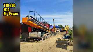 Projetos sem valas de grande diâmetro com plataforma HDD THD-280